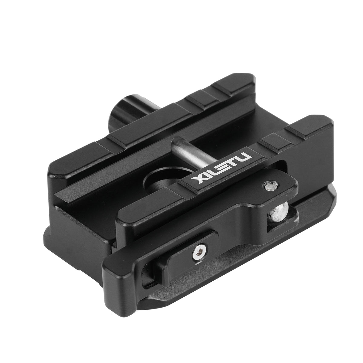 XILETU XPA-3 Picatinny Rail to Arca‑Swiss Tripod Mount Adapter, CNC Aluminum 3/8 Thread QD Sling Hole for Tripod Monopod Ball Head