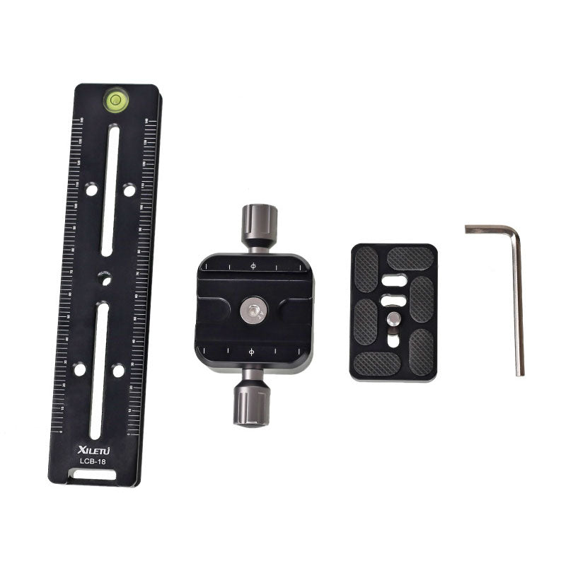 XILETU LCB-18B Track Dolly Slider Focusing Focus Rail Slider & Clamp and QR Plate Meet Arca Swiss For DSLR Camera Canon