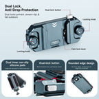 XILETU XQD‑1 Aluminum Alloy Camera Backpack Quick Release Clip, Arca‑Swiss Compatible