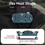 XILETU XQD‑1 Aluminum Alloy Camera Backpack Quick Release Clip, Arca‑Swiss Compatible