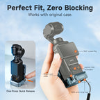 XILETU CPK-2 180° Adjustable Magnetic Mount for DJI Osmo Pocket 3, Cold Shoe 1/4" Thread Action & Filter Holder for Vlog