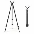 XILETU V-18A 360° Rotating Hunting Tripod for Crossbow Rifle, Detachable V-Yoke Lightweight Alu Shooting Stand (Outdoor Sports)