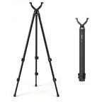 XILETU V-18A 360° Rotating Hunting Tripod for Crossbow Rifle, Detachable V-Yoke Lightweight Alu Shooting Stand (Outdoor Sports)