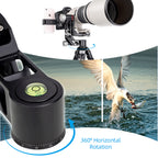 XILETU XGH-3 Professional  Tripod Head 360° Panoramic Aluminum Arca Swiss QR 25kg Load for Telephoto Lens Bird Watching Camera