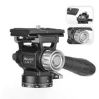 XILETU LS-1 Panoramic Tripod Head Hydraulic Fluid Video Damping Head For Tripod Monopod Camera Holder Stand Mobile SLR DSLR