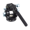 XILETU LD-1R 360° Panoramic Hydraulic Video Head Detachable Handle Arca Swiss Plate Max Load 8kg for DSLR Camera Tripod