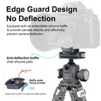 XILETU PQ-38F Anti-Deflection Quick Release Plate 38mm  Arca Type for XQ Backpack Clip Tripod Head Multi-Scene Fast Switching