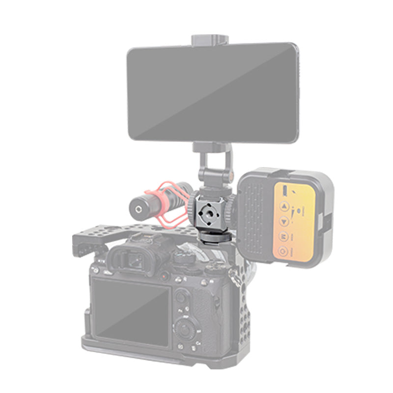 XILETU XDS-15 Cold Shoe Monitor Mount On Camera Shoe Mount Support Microphone Video LED Light for DSLR Nikon Canon