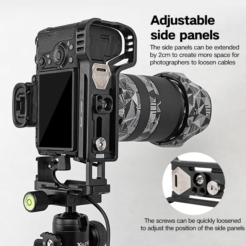 XILETU LB-A7M4III Lightweight L Bracket Arca Swiss Quick Release Plate Vertical Shooting L Plate Camera Tripod Mount for Sony A7M4 A7R4
