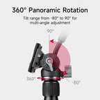 XILETU LS-2A Hydraulic Ball Head Pan Tilt for Panoramic Shooting Tripod with Arca-Swiss Clamp for Monopod and Tripod