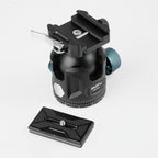 XILETU GS‑54S Low‑Profile Tripod Ball Head, Independent Damping Lock, Arca‑Swiss Quick‑Release for DSLR & Mirrorless Cameras