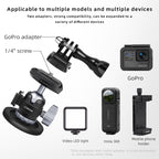 XILETU QM-1S Car Quick Release Magnetic Stand Suction Cup Base Suitable for Gopro/Action3/4 Video Panoramic Insta360x4 Action Camera