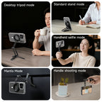 XILETU XJ‑26 MagSafe Magnetic Phone Stand, Foldable Aluminum Alloy Portable Phone Mount