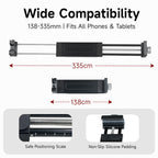 XILETU CP-12S 335mm Phone Tablet Mount, Aluminum Holder Cold Shoe Arca Swiss for iPad Pro 12.9 11 Air iPhone Tripod