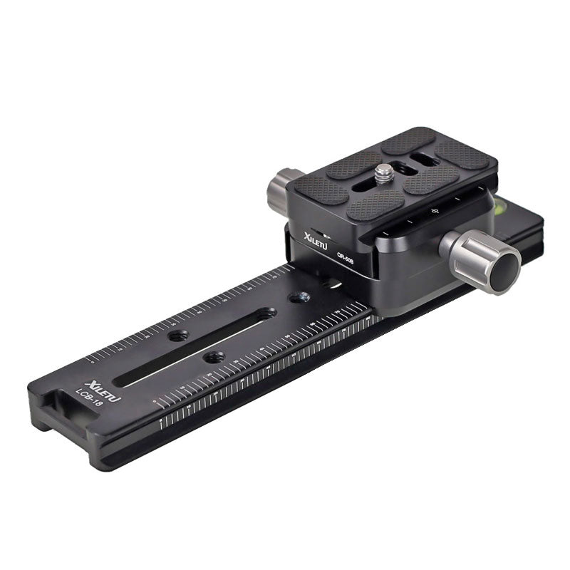XILETU LCB-18B Track Dolly Slider Focusing Focus Rail Slider & Clamp and QR Plate Meet Arca Swiss For DSLR Camera Canon