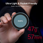 XILETU MI-1 MagSafe Phone Tripod Mount N52 Magnetic Aluminum Alloy 1/4 Inch Screw Cold Shoe Adapter For iPhone 12 13 14 15 16 17