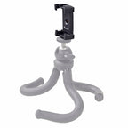 XILETU XJ-12 Mobile Tripod Mount Clipperwith Cold Shoe Mount for Boya Rode VideoMicro Microphone 1/4'' Tripod Clamp for iPhone X