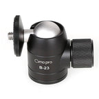 XILETU B-23 Mini Tripod Ball Head Aluminum Alloy Metal 360 Degree Tripod Ball Head Panoramic Head W 1/4 Screw For DSLR GoPro