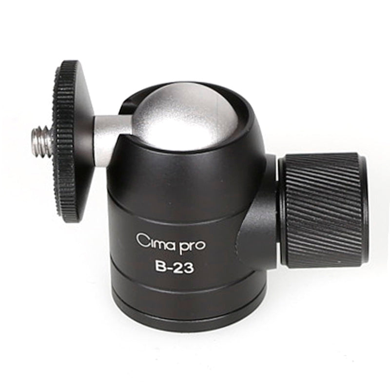 XILETU B-23 Mini Tripod Ball Head Aluminum Alloy Metal 360 Degree Tripod Ball Head Panoramic Head W 1/4 Screw For DSLR GoPro