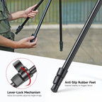 XILETU V-18A 360° Rotating Hunting Tripod for Crossbow Rifle, Detachable V-Yoke Lightweight Alu Shooting Stand (Outdoor Sports)