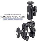 XILETU CRO-1 Multi-Function Powerful Pea Clip SLR Micro Single Camera Universal Crab Clamp Super Holder Stand BallHead Clamp