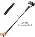 XILETU GP-73A 73cm Extendable Extension Rod 1/4" Screw Aluminum Selfie Stick Tripod for GoPro Insta360 DJI Zhiyun Feiyu Gimbal Camera