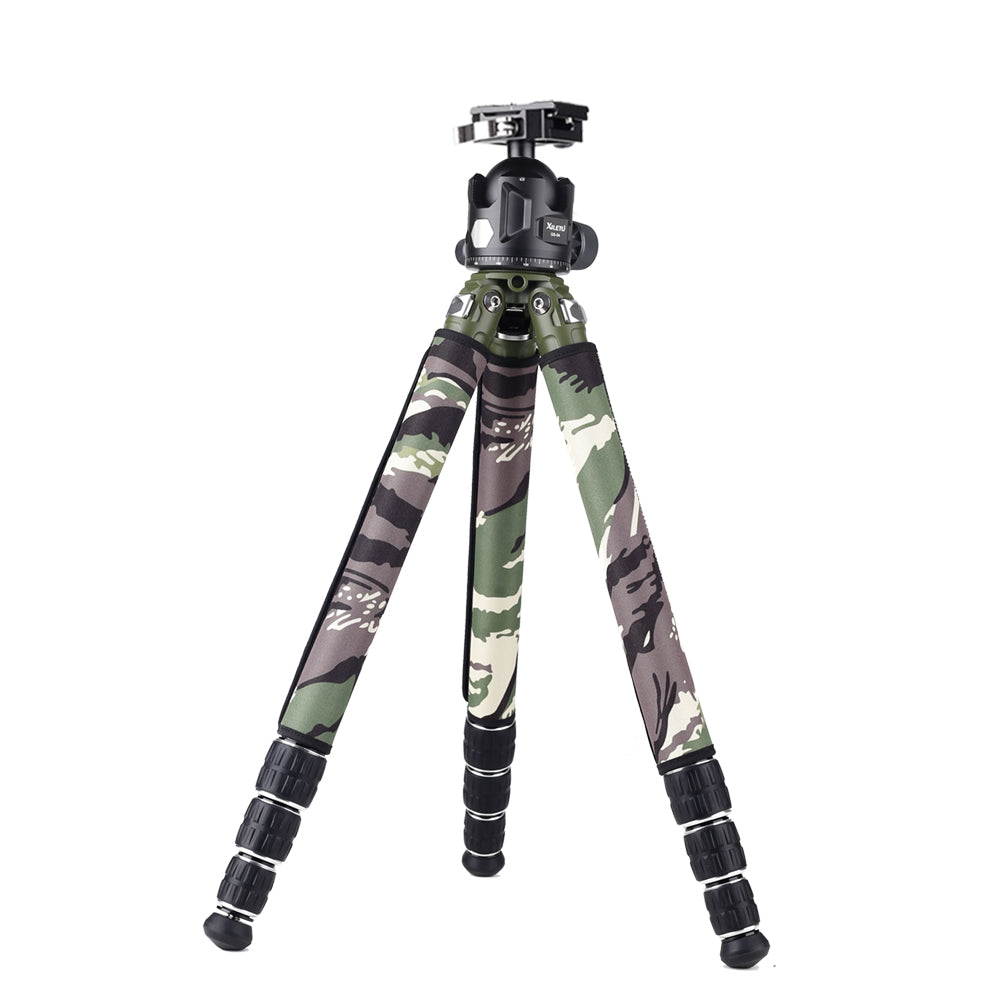 XILETU Carbon Fiber Travel Tripod 25kg Max Load Arca Swiss/Picatinny Clamp for Hunting Shooting Outdoor Photography