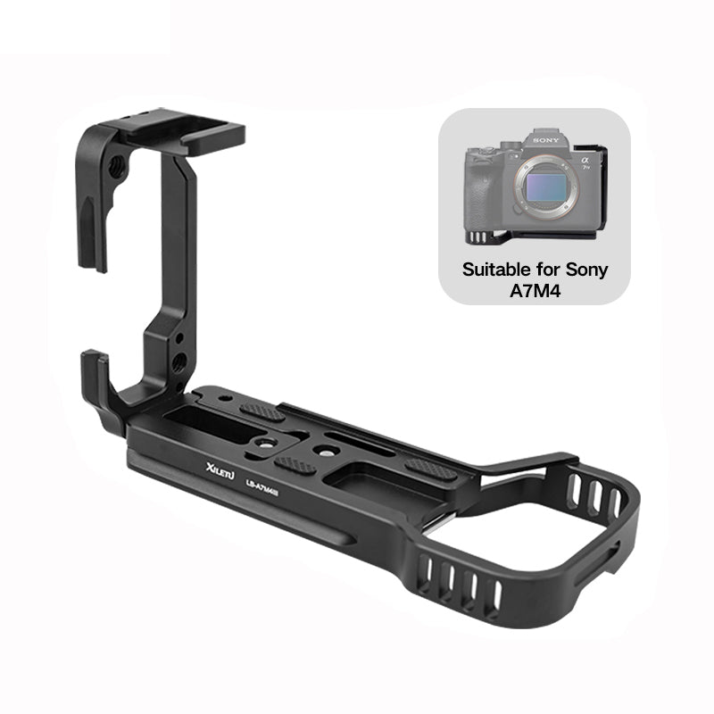 XILETU LB-A7M4III Lightweight L Bracket Arca Swiss Quick Release Plate Vertical Shooting L Plate Camera Tripod Mount for Sony A7M4 A7R4
