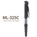 XILETU ML-325C Carbon Fiber Tripod Monopod  Stable Pole For Canon Nikon Digital Camera With stainless steel Spike