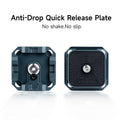 XILETU PQ-38K Arca-Swiss Quick Release Plate, Anti-Deflection Aluminum Alloy Base for DSLR/Mirrorless Cameras Tripod Mount Adapter