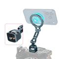 XILETU QPQ-T2 Camera Cage Phone Mount, Dual-Sided Magnetic Holder, Phone Extension Arm, 1/4"-20 Mount for Filmmaking