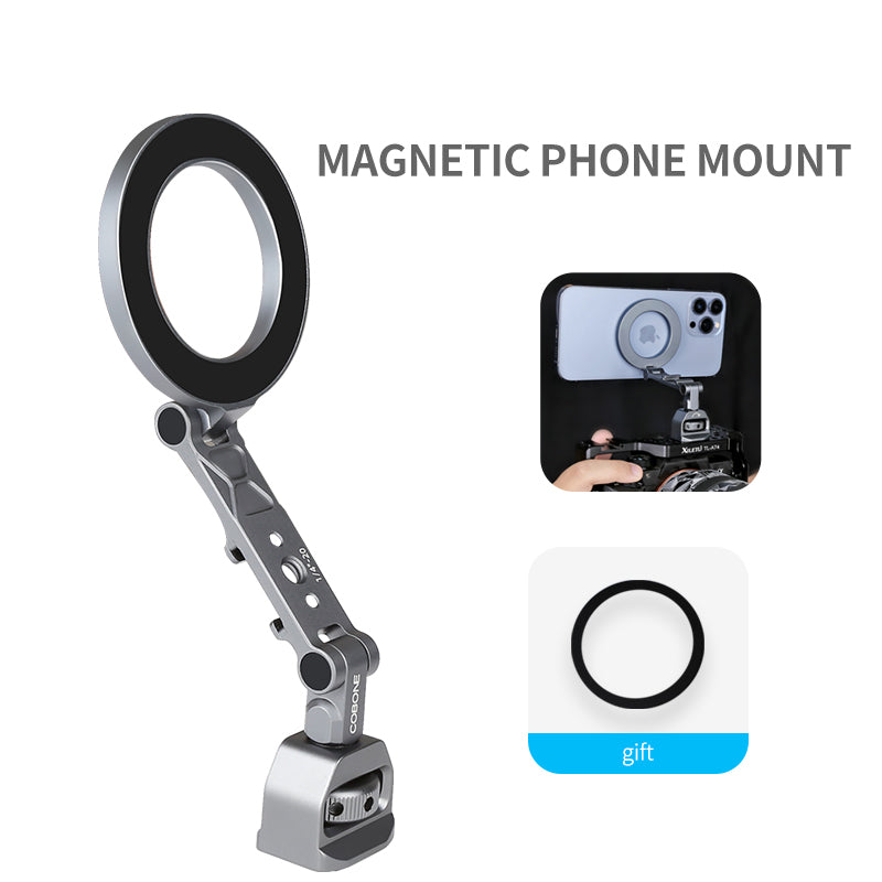 XILETU QPQ-TB Foldable Magnetic Phone Holder Camera Rabbit Cage Tripod Universal External Magsafe Accessory for iPhone  18 17 16 15
