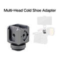 XILETU XDS-15 Cold Shoe Monitor Mount On Camera Shoe Mount Support Microphone Video LED Light for DSLR Nikon Canon