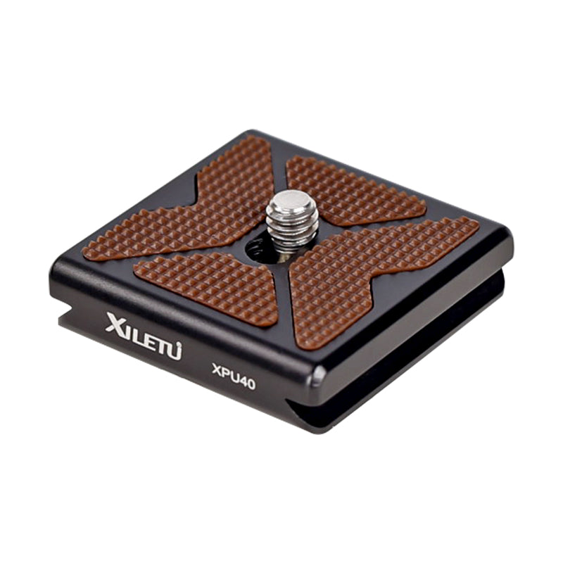XILETU XPU-40 Universal Quick Release Plate With 1/4″ General Screw ARCA SWISS Standard For Tripod Ball Head Cameras DSLRS SLRS