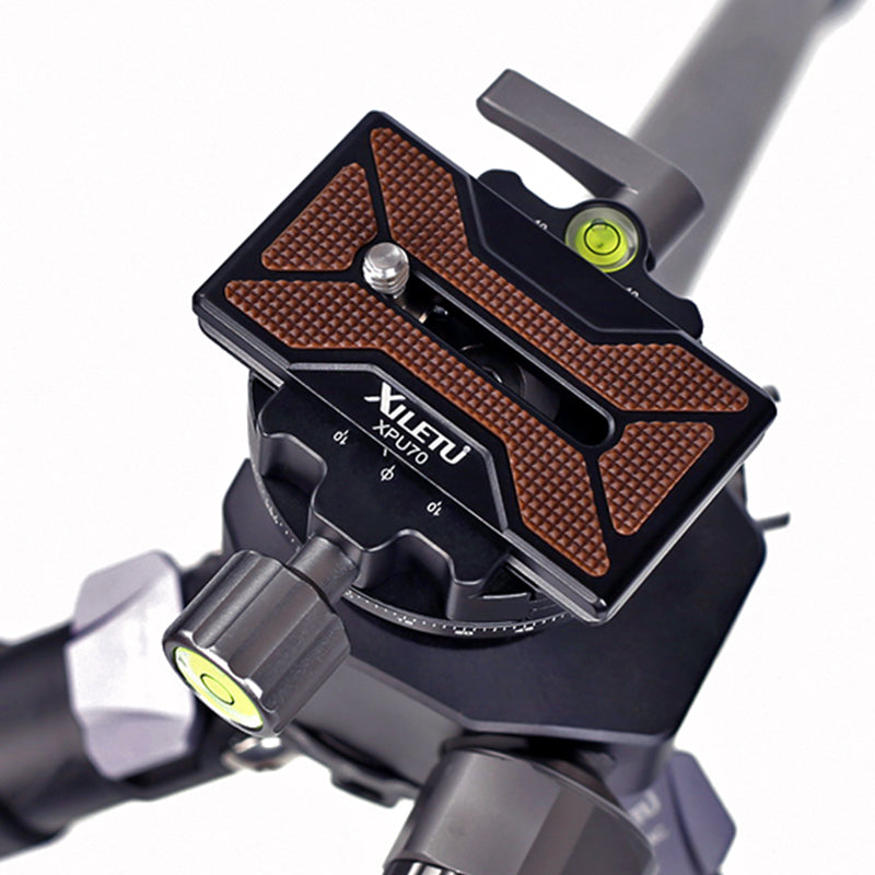 XILETU XPU-70 Universal Quick Release Plate With 1/4″ General Screw ARCA SWISS Standard For Tripod Ball Head Cameras DSLRS SLRS