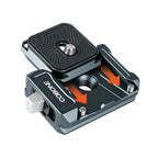 XILETU XQ-1S Quick Release Plate Clamp with Arca Swiss Quick Release Plate Quick Mounting Bracket for DSLR Camera Tripod Adapter
