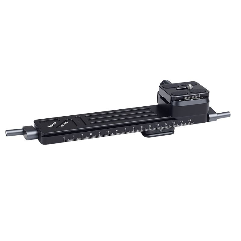 XILETU LCB-20M Macro Focus Rail Slider Quick Release Plate for DSLR, 5kg, Desktop Outdoor Time-Lapse Close-up Macro Photography