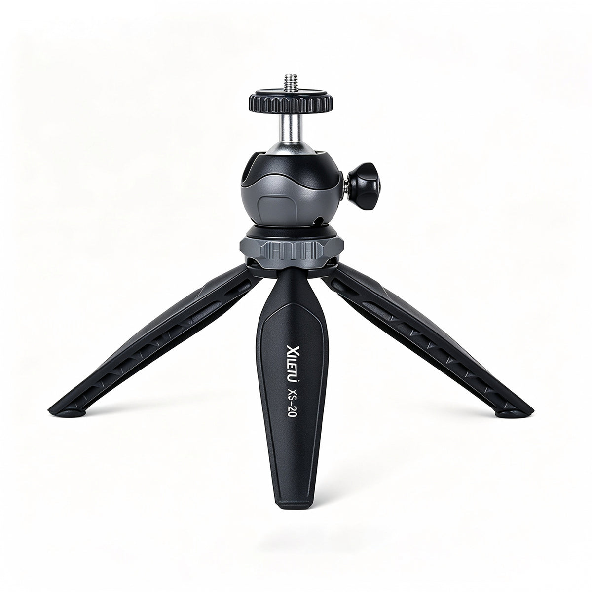 XILETU XS20+XJA Mini Tabletop Tripod Desktop Phone Holder Stand with Clip and Ball Head for iPhone Cell Phone Smartphone DSLR Camera