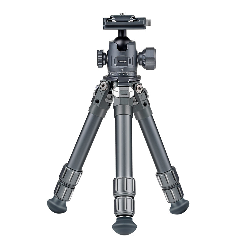 XILETU XL223A+QG28 Portable Quick Release Camera Tripod with 360 Degree Ball Head Mini Desktop Stand for Mobile Phones, Cameras, DSLR