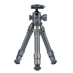 XILETU XL223A+QG28 Portable Quick Release Camera Tripod with 360 Degree Ball Head Mini Desktop Stand for Mobile Phones, Cameras, DSLR